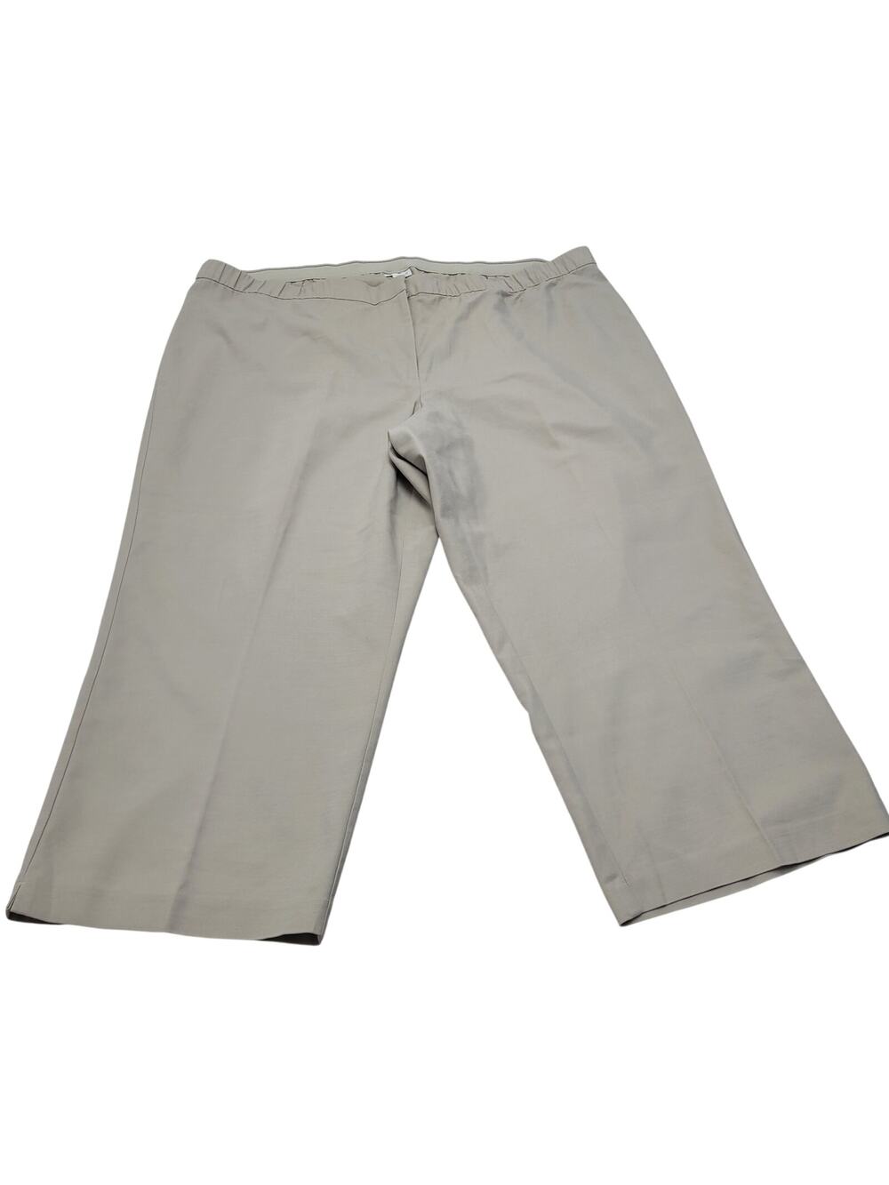 J. Jill NWT stretch knit cotton elastic pants ankle crop cropped minimalist 28W